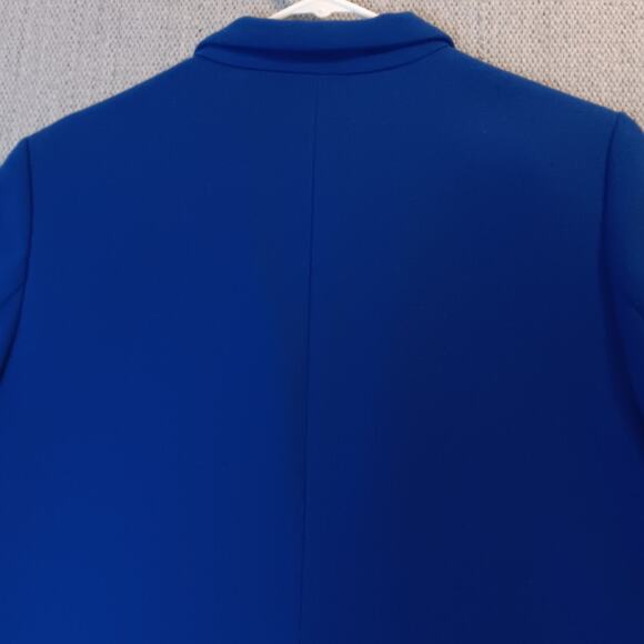 Old Navy Finley Crombie Coat L Bluetiful One Button Collar - Picture 11 of 16